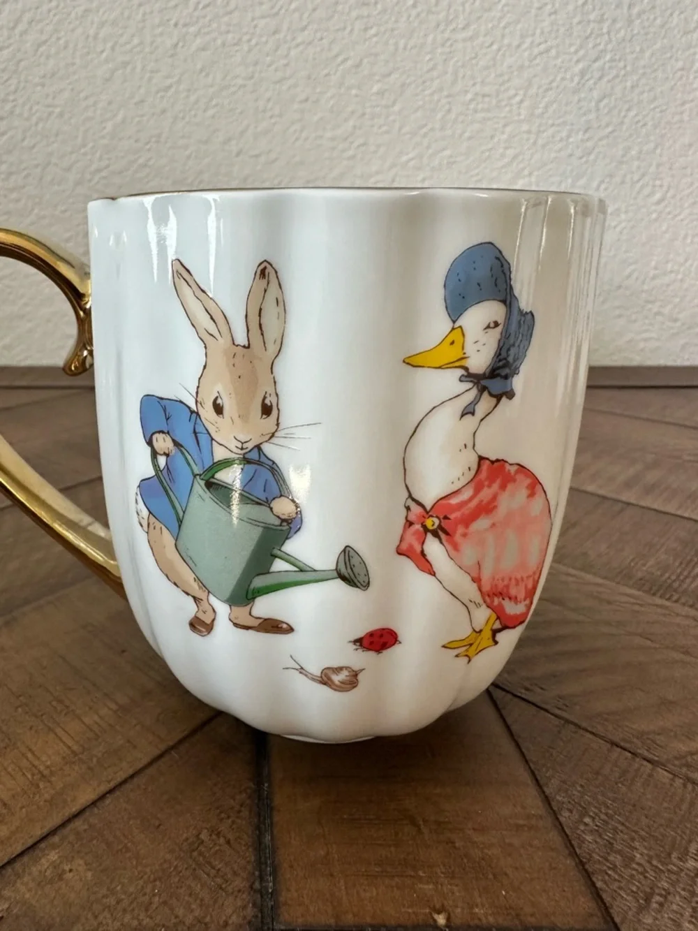 Beatrix Pottery Peter Rabbit 4 mugs NEW - Picture 2 of 9